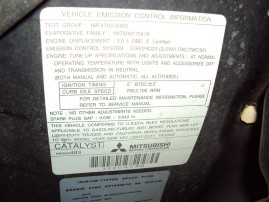 2001 MITSUBISHI MONTERO SPORT, 3.0L AUTO 2WD, COLOR BLACK, STK 153697